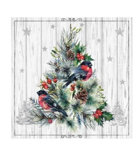 BOUQUET Home collection салфетки столовые нг изящная ель 3сл. 20шт